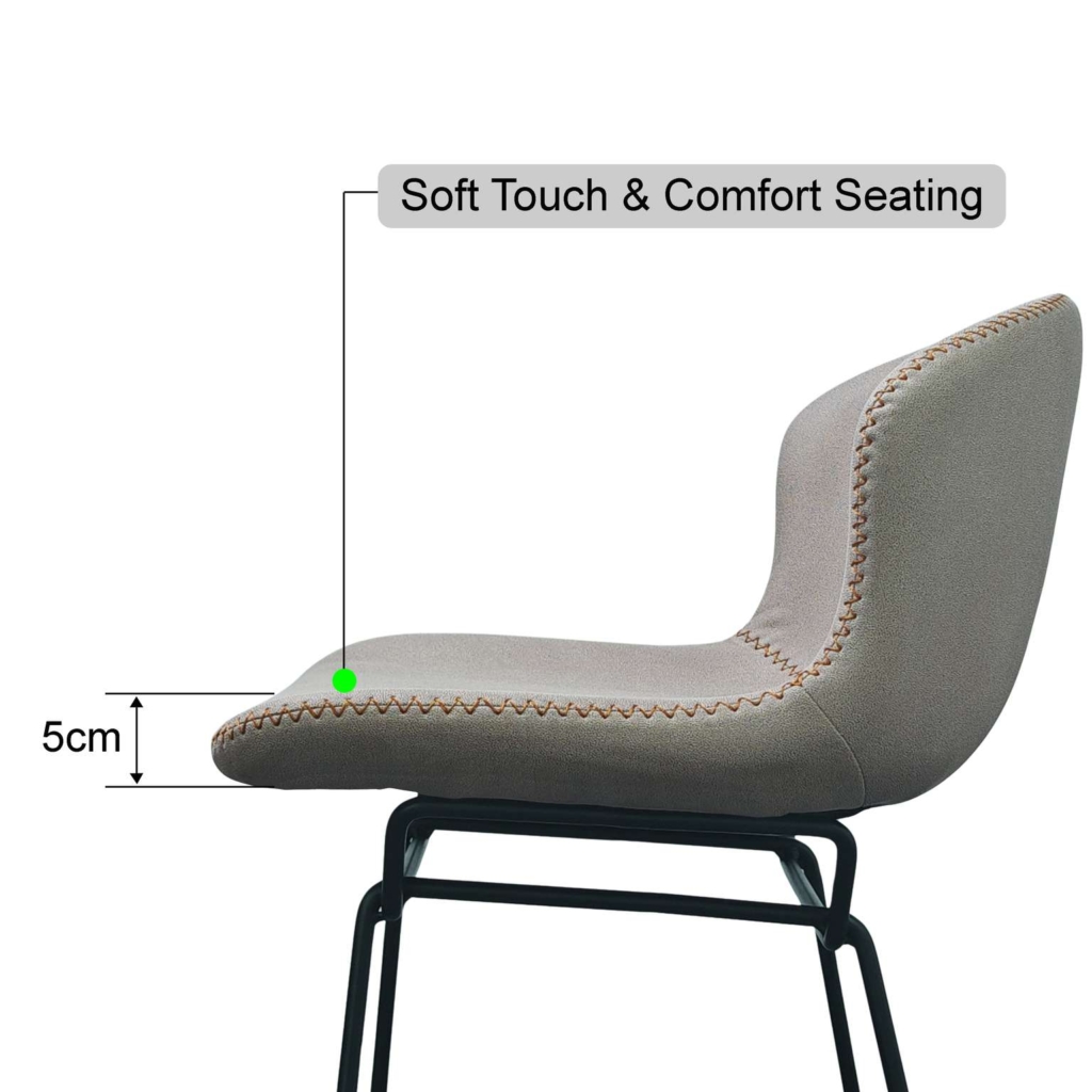 arlo bar stool cushion thickness