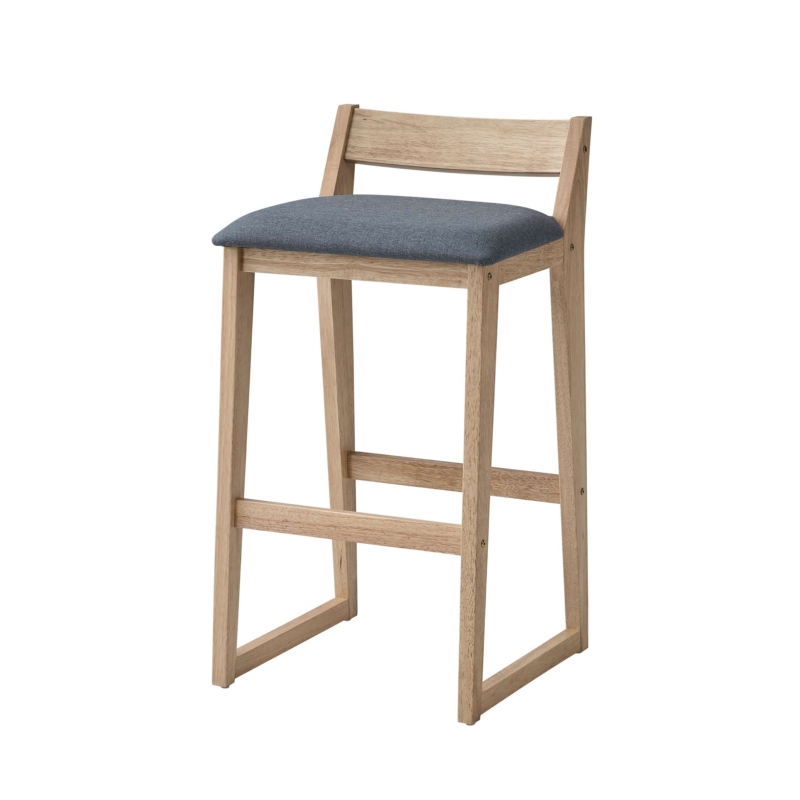 ezra bar stool dark grey