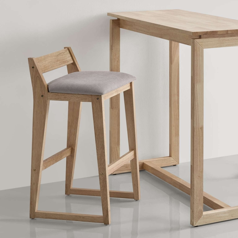 ezra bar stool eden bar table closeup