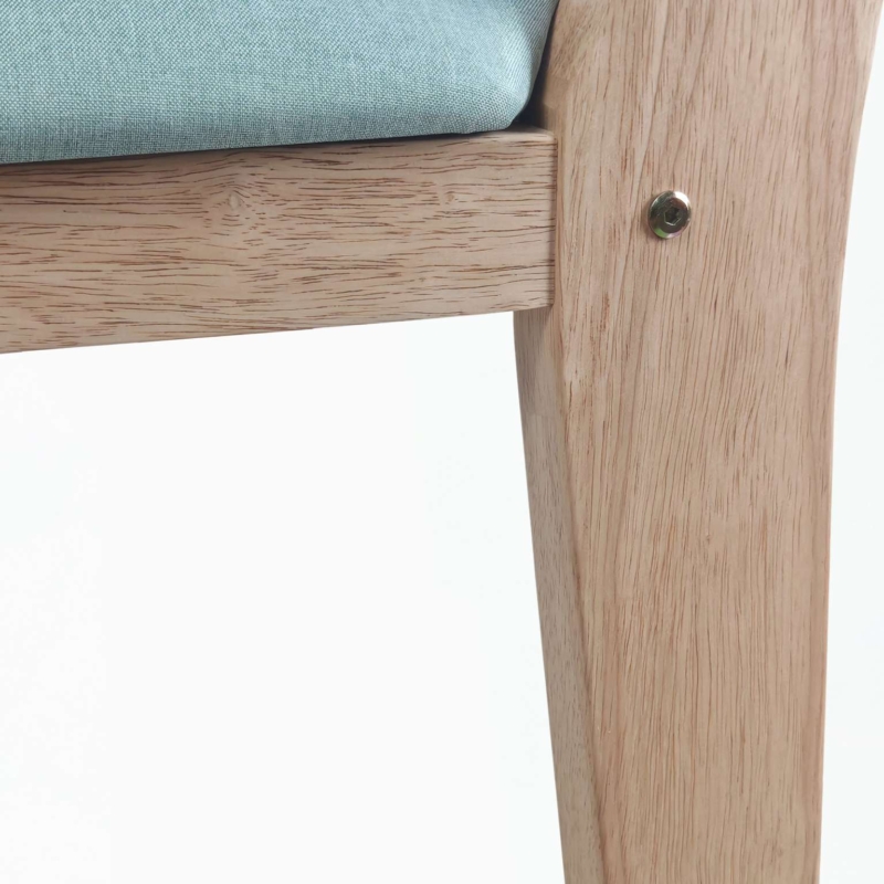 ezra bar stool wooden frame grain