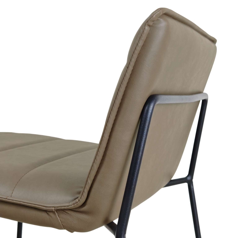 kai bar stool backrest closeup