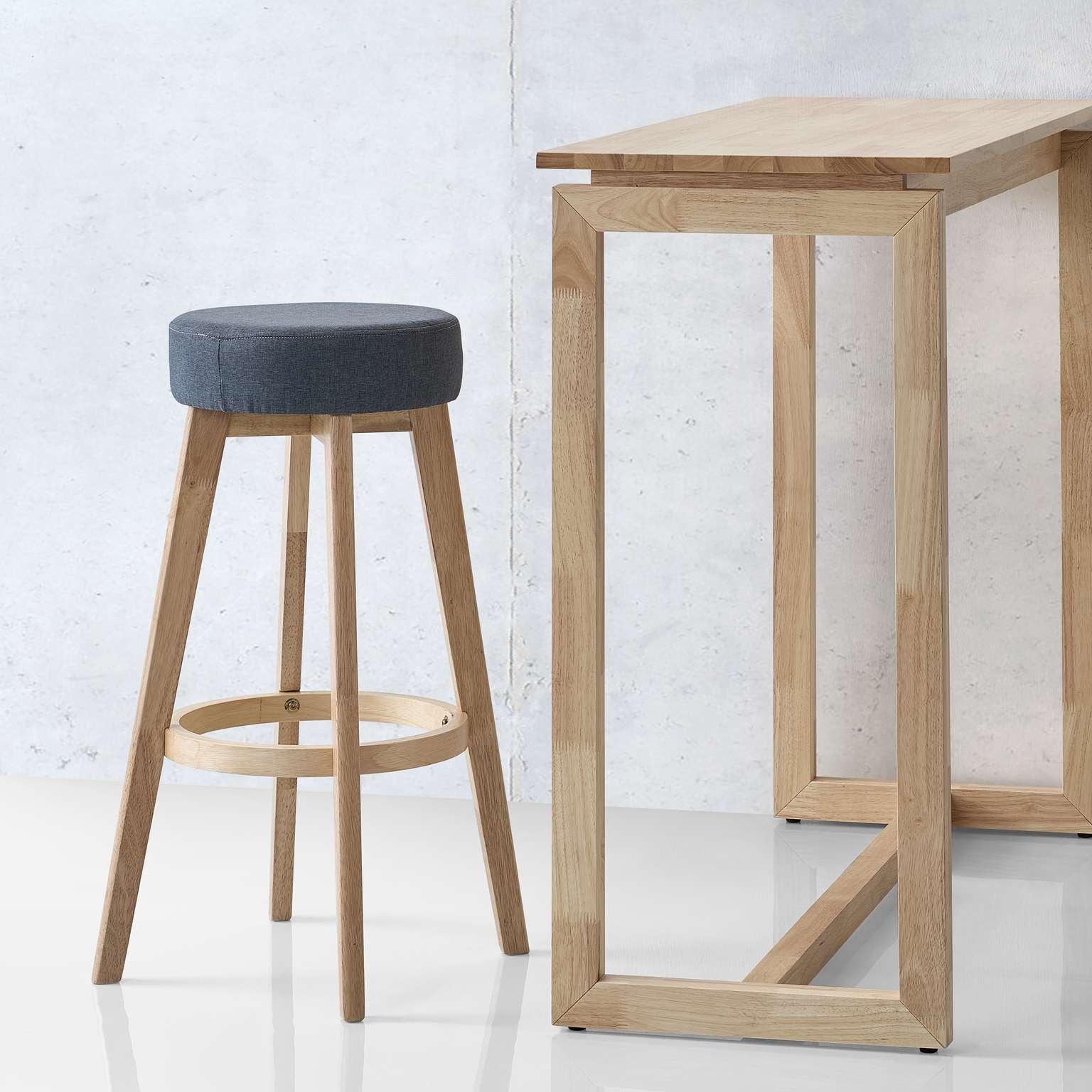 liam bar stool eden bar table closeup