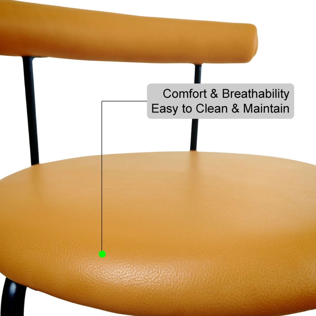 luca bar stool pu leather upholstery