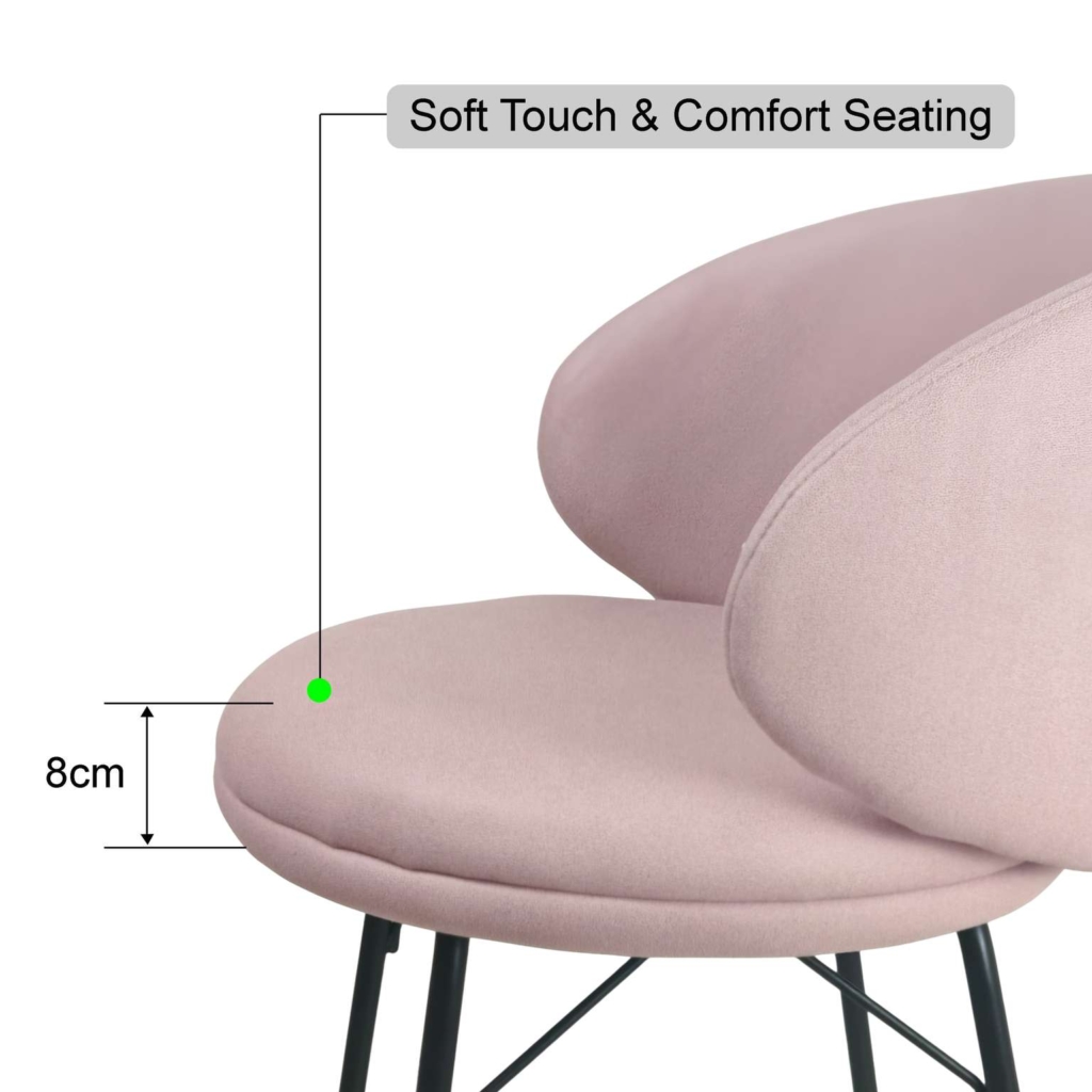 lyra bar stool cushion thickness