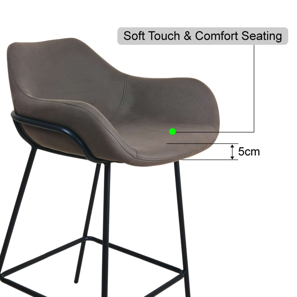 milo bar stool cushion thickness