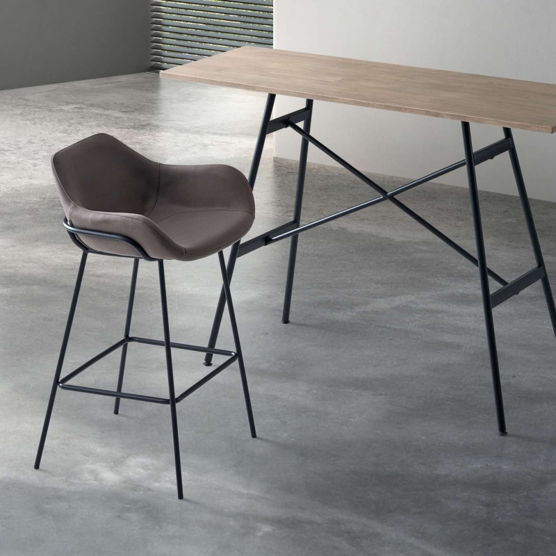 milo bar stool with table closeup