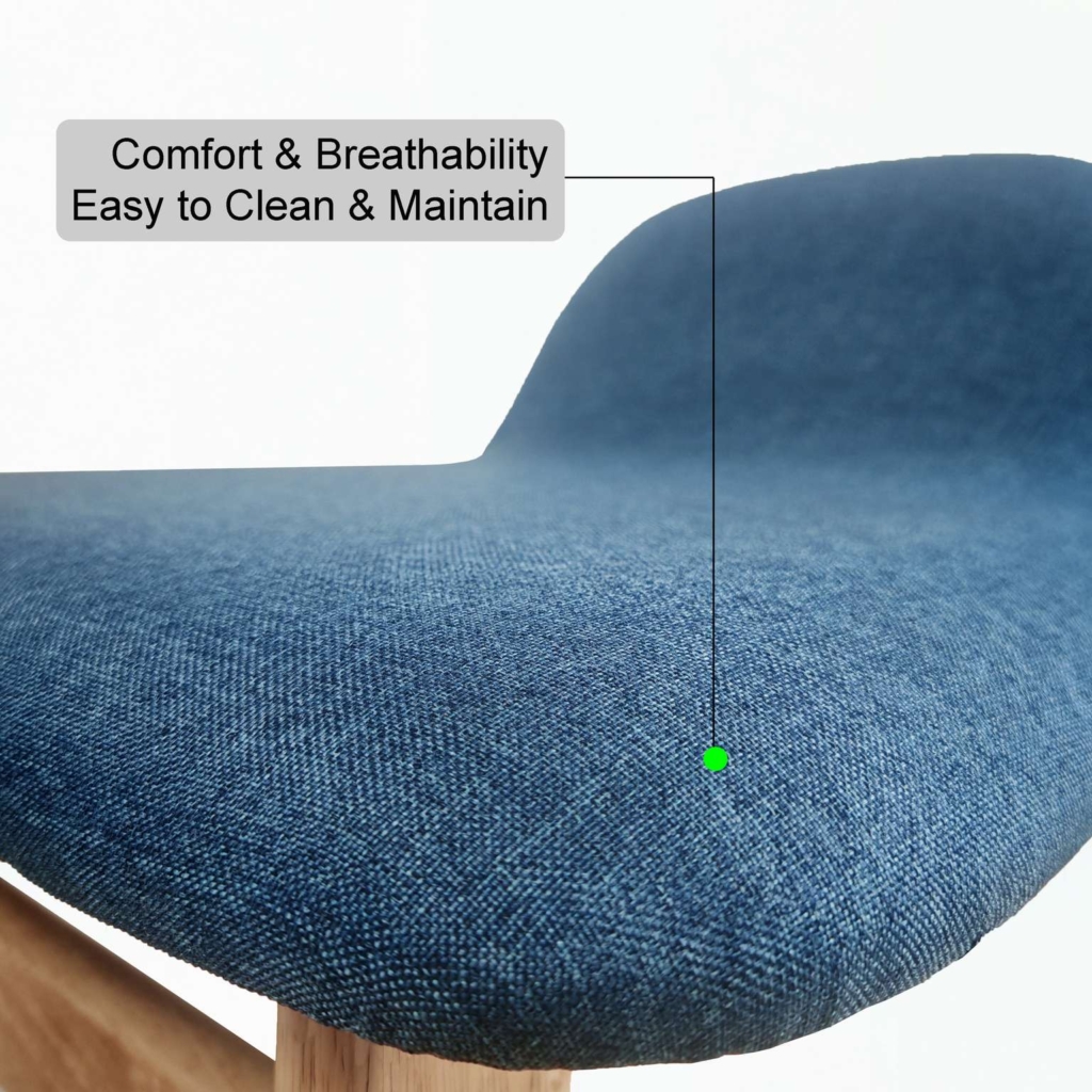 noah bar stool polyester upholstery