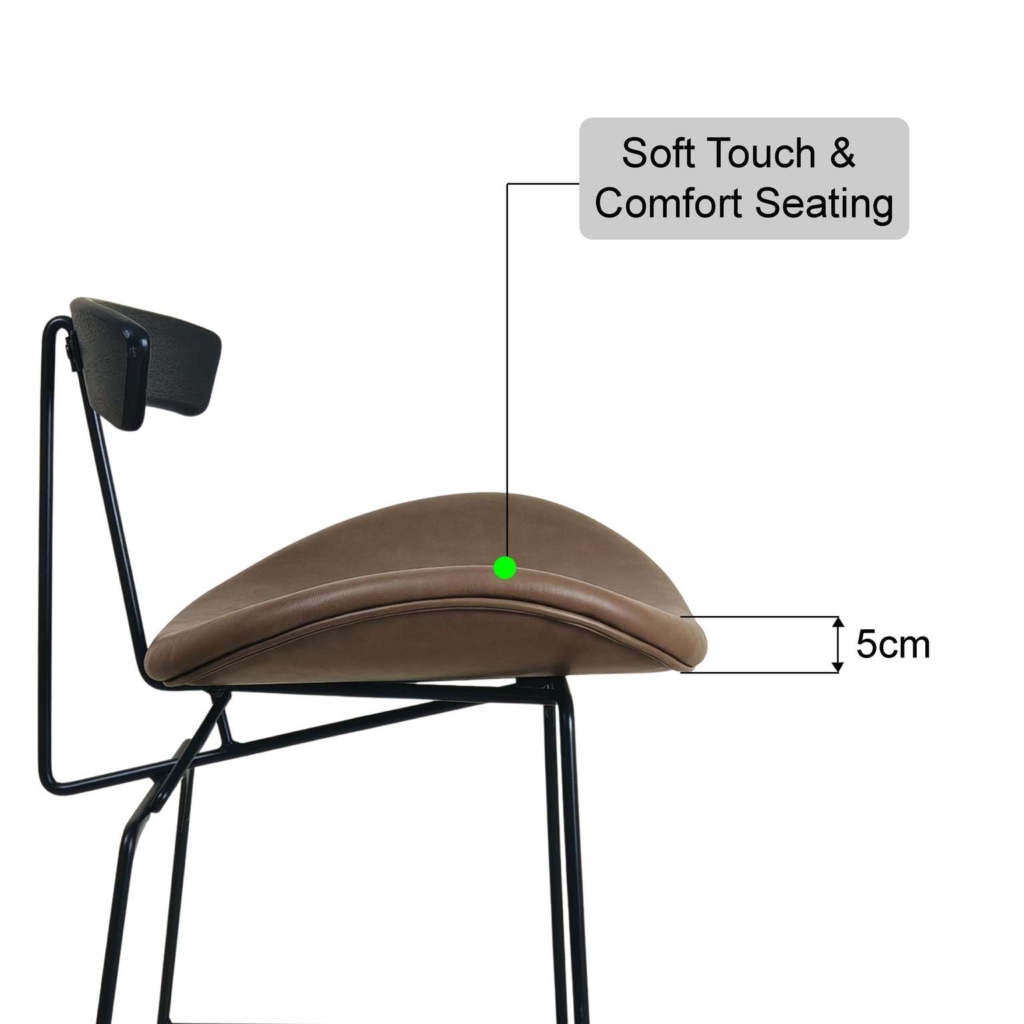 orion bar stool cushion thickness