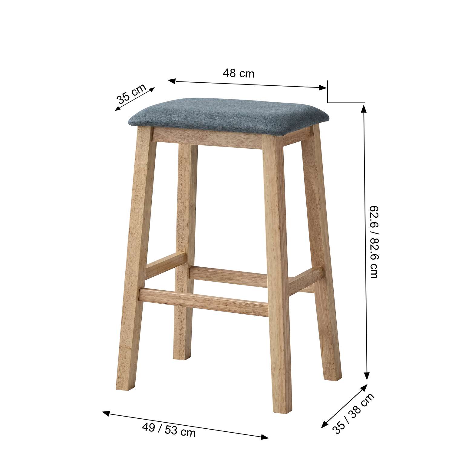 owen bar stool dimensions